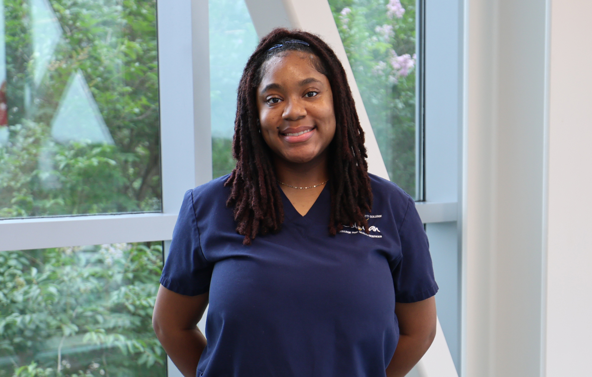 Respiratory Therapy student Tearriyona Tynes