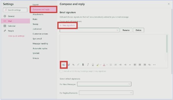 4.	The Settings toolbar will appear on the right of the screen. Scroll and click on View all Outlook Settings. A new pop out window will appear.